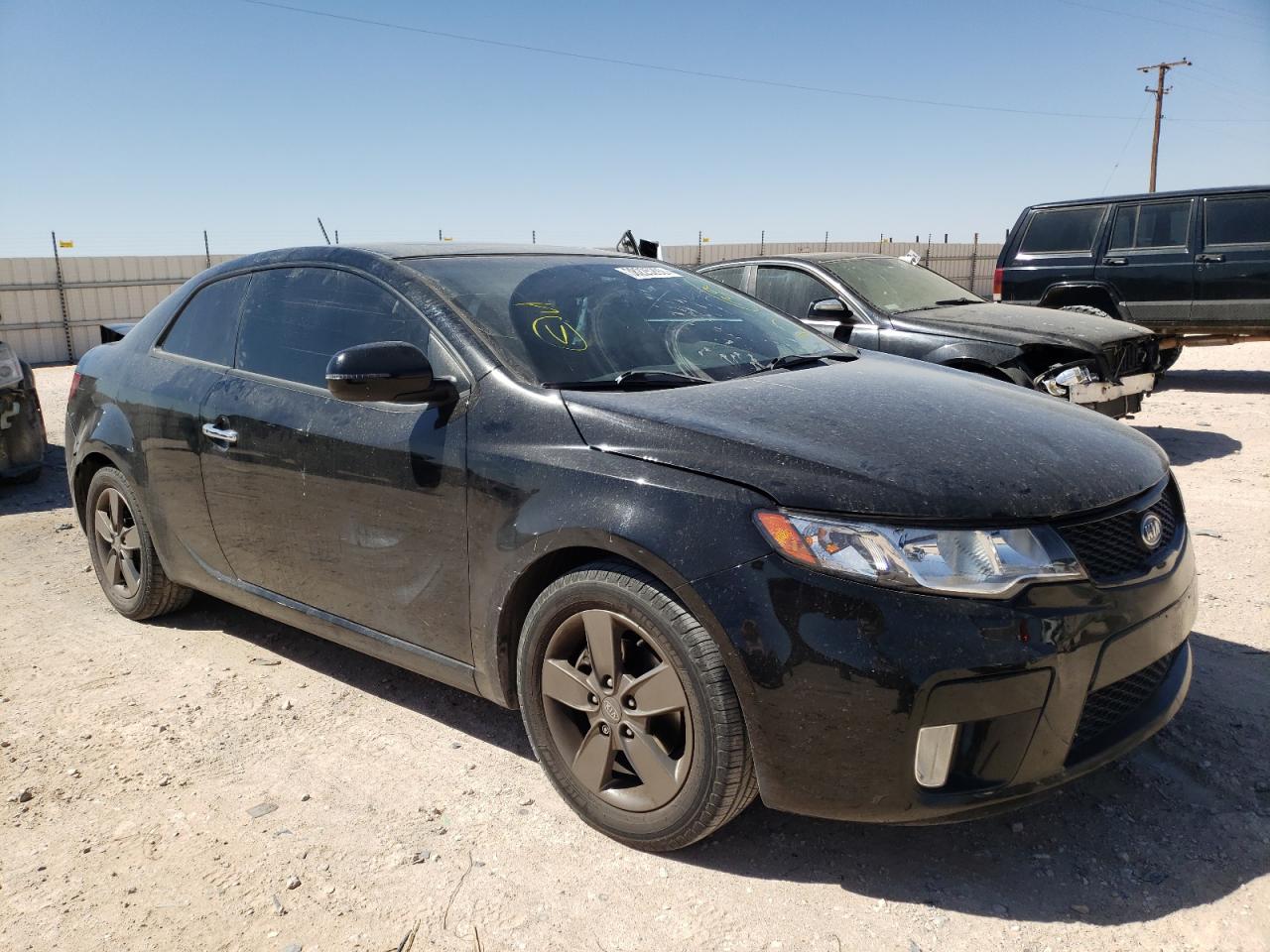 KIA FORTE EX 2012 with VIN KNAFU6A23C5621464 - Photo from auction