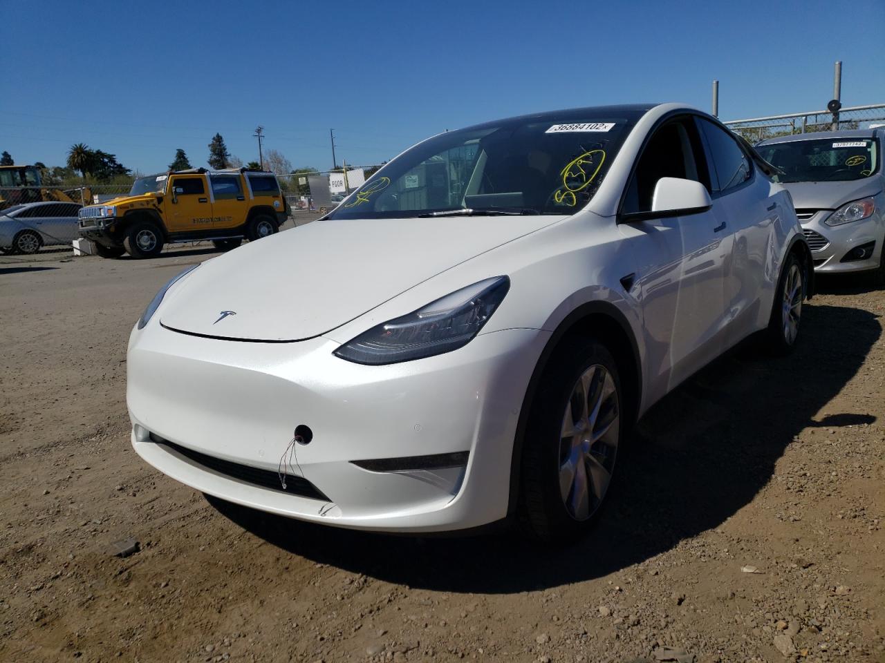 Photo 2 from auction – 2021 TESLA MODEL Y with VIN 5YJYGAEE3MF265799