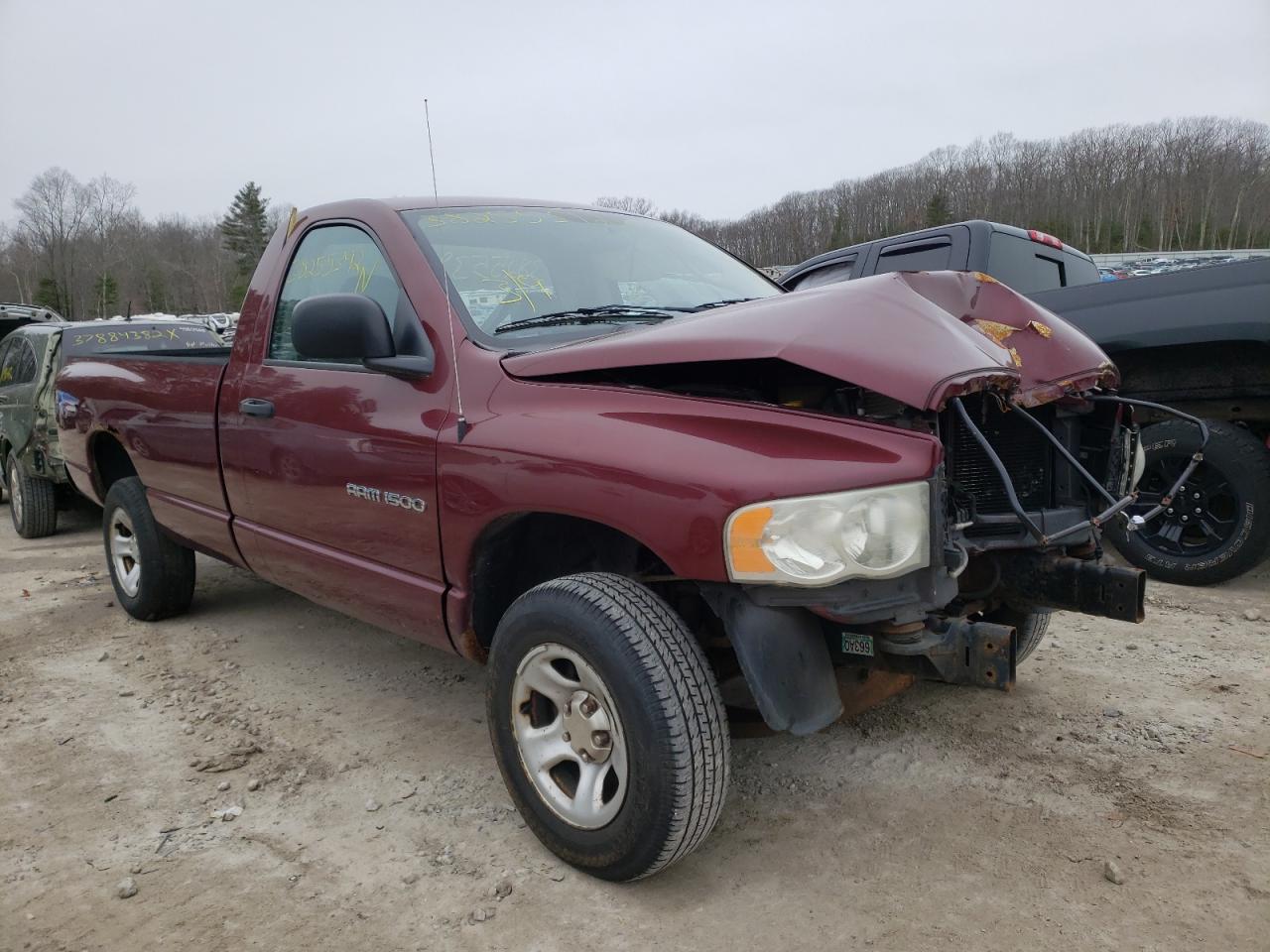 DODGE RAM 1500 S 2003 with VIN 1D7HU16N03J654064 - Photo from auction