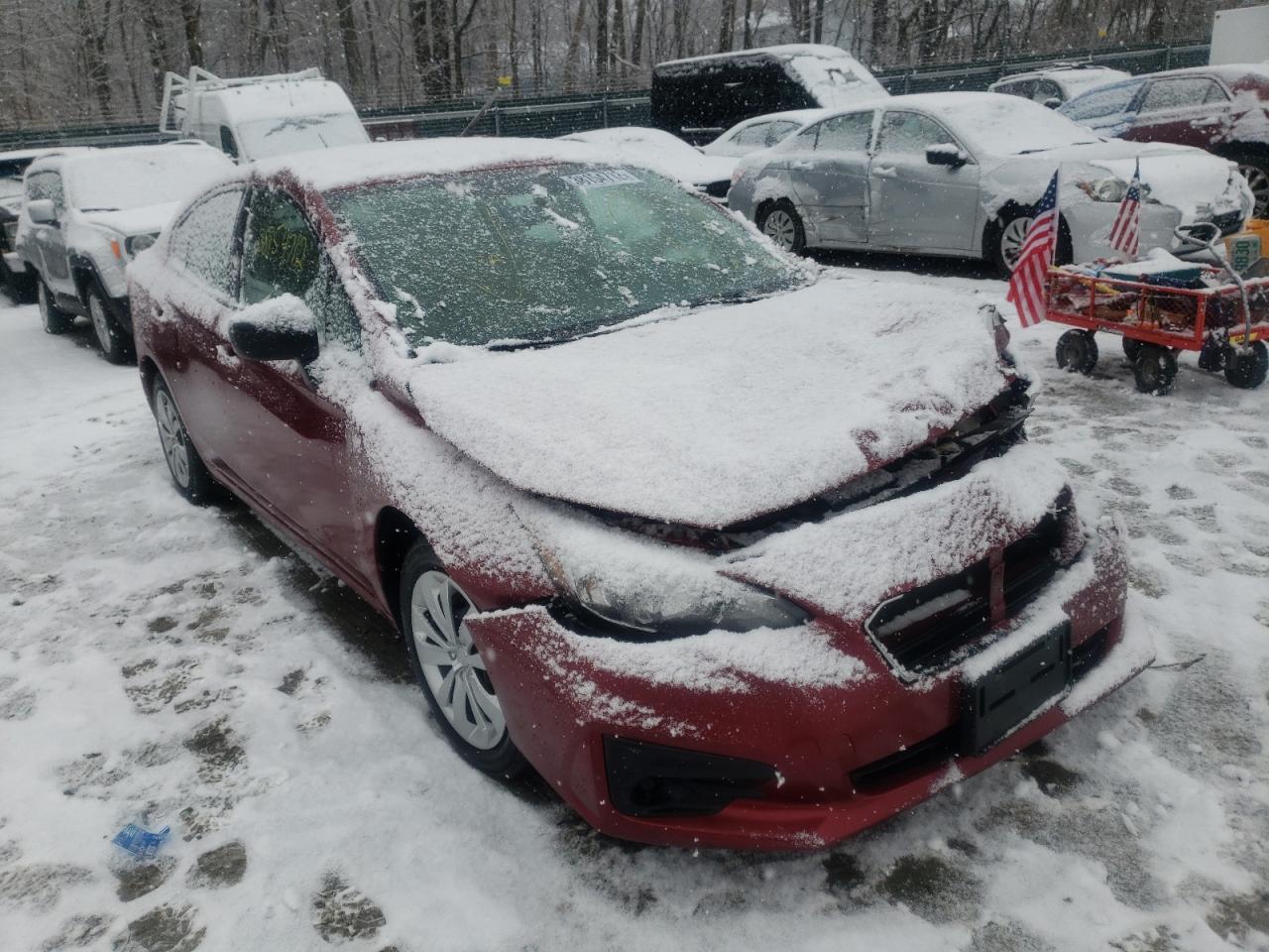 SUBARU IMPREZA 2019 with VIN 4S3GKAA68K3624471 - Photo from auction