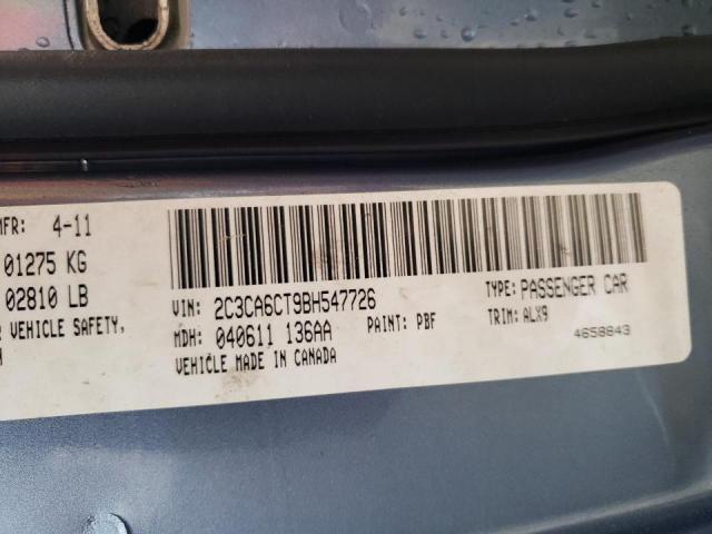 Photo 10 from auction – 2011 CHRYSLER 300C with VIN 2C3CA6CT9BH547726