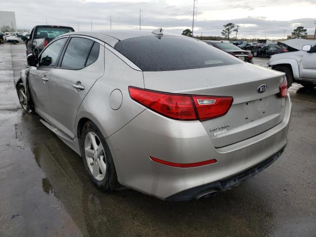 Photo 3 from auction – 2014 KIA OPTIMA LX with VIN KNAGM4A74E5459478