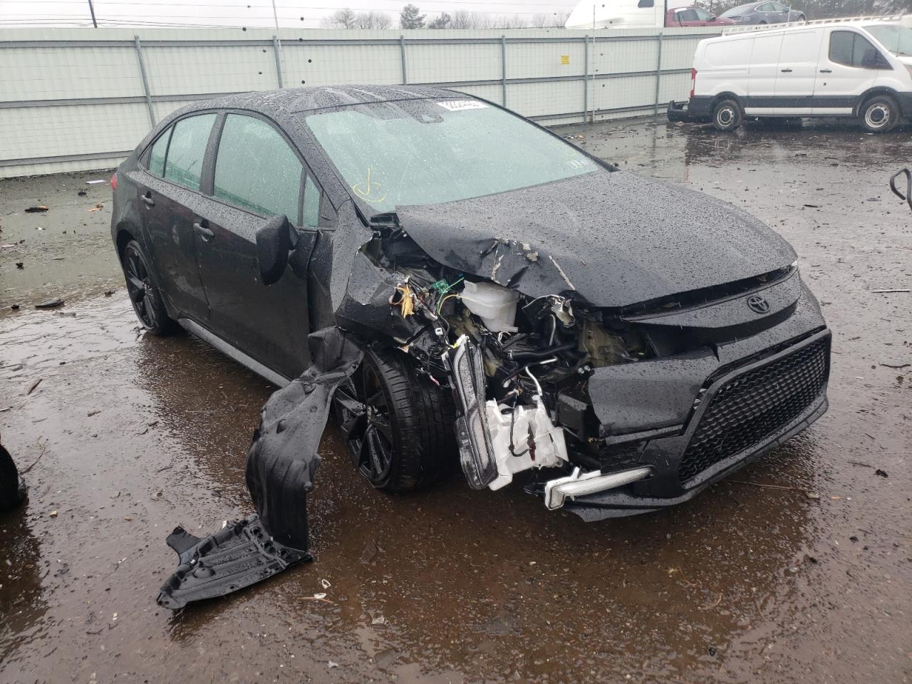 TOYOTA COROLLA SE 2021 with VIN 5YFS4MCE1MP096678 - Photo from auction