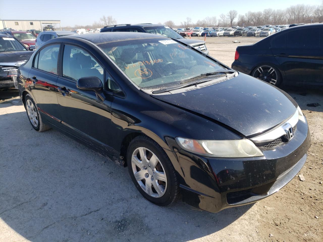 HONDA CIVIC LX 2010 with VIN 19XFA1F5XAE018000 - Photo from auction