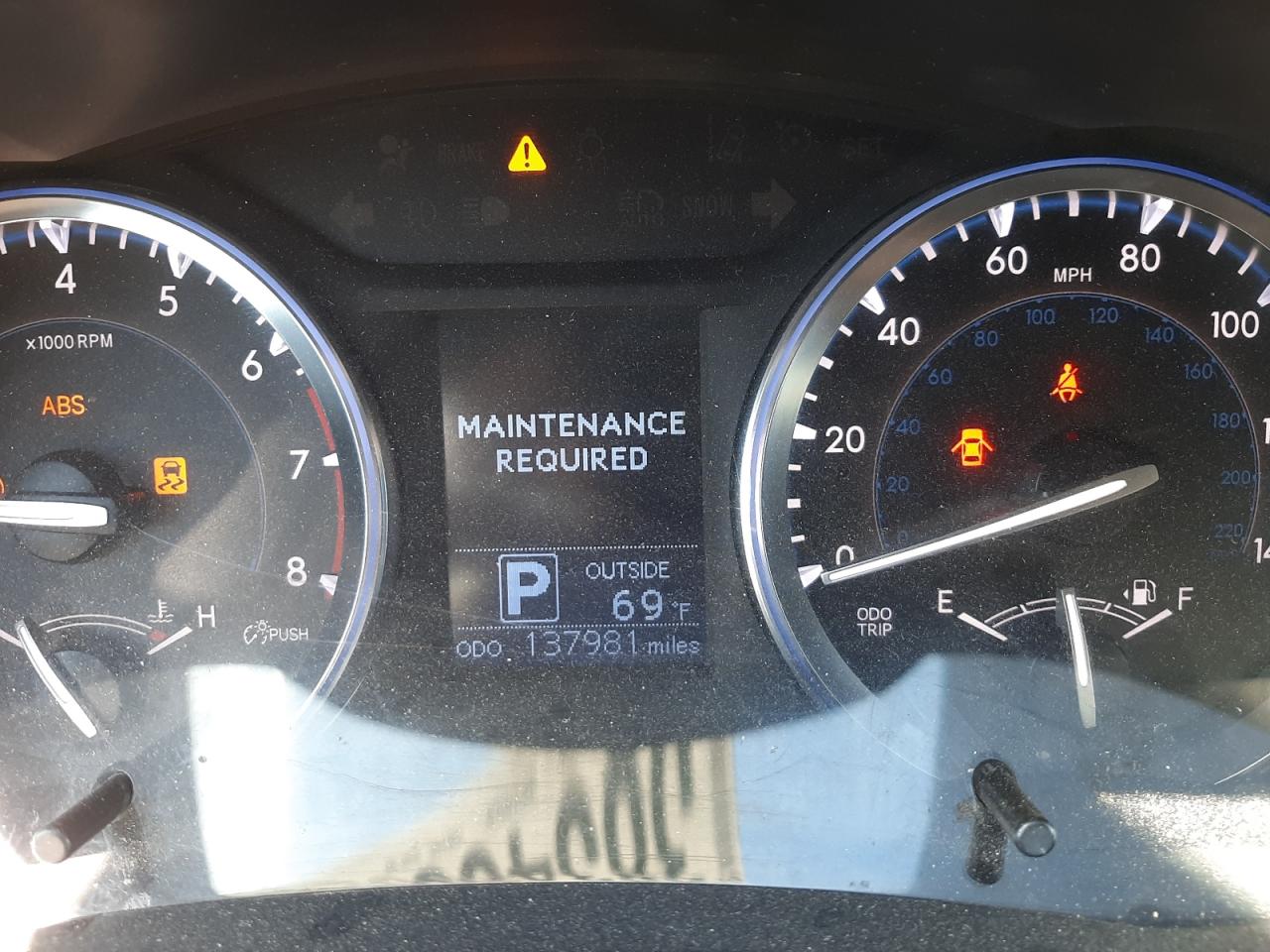 Photo 8 from auction – 2014 TOYOTA HIGHLANDER with VIN 5TDBKRFH4ES040588
