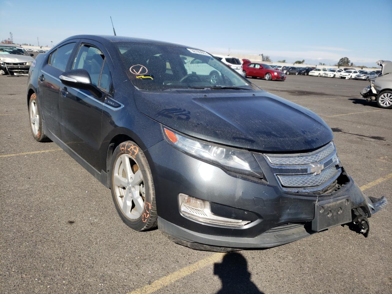CHEVROLET VOLT 2013 with VIN 1G1RE6E42DU149234 - Photo from auction