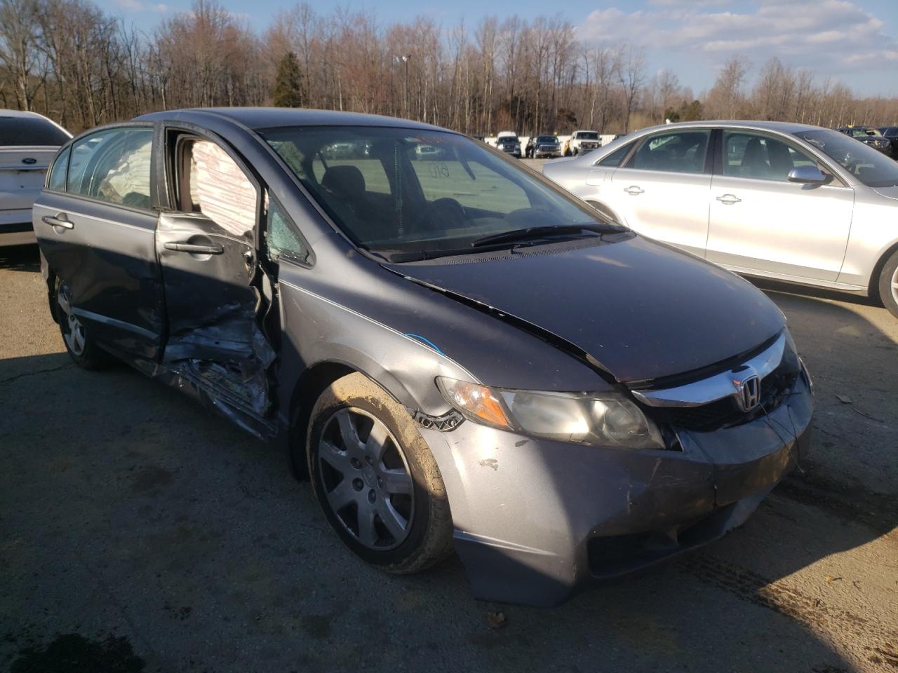 HONDA CIVIC LX 2009 with VIN 19XFA16549E028193 - Photo from auction
