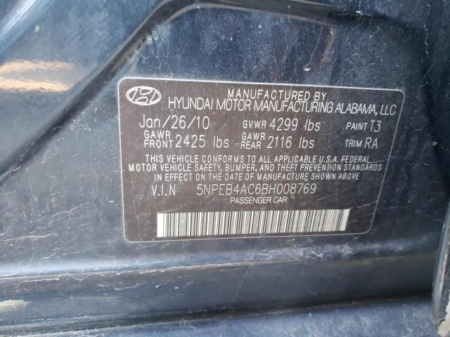 Photo 10 from auction – 2011 HYUNDAI SONATA with VIN 5NPEB4AC6BH008769