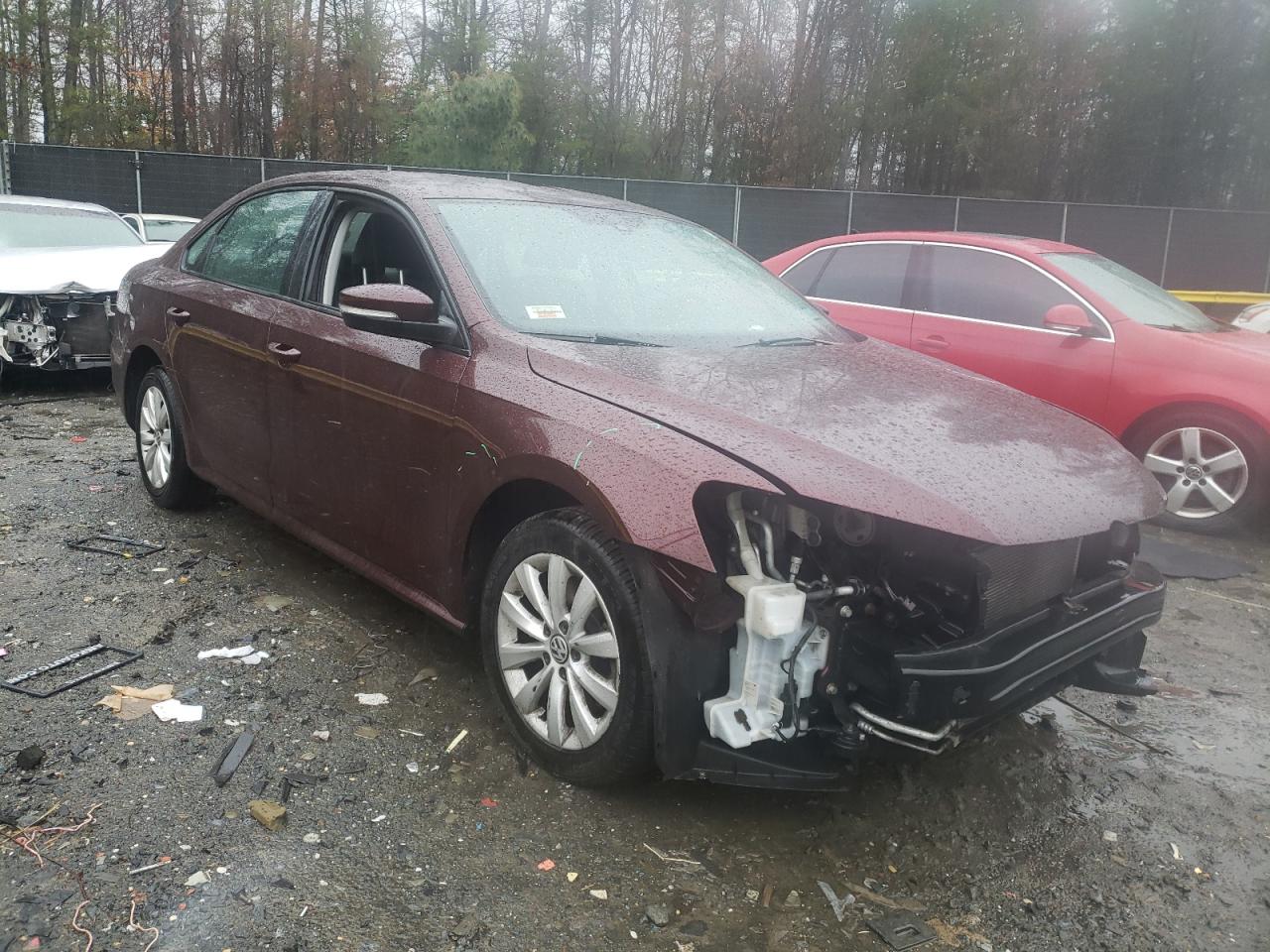 VOLKSWAGEN PASSAT S 2013 with VIN 1VWAP7A37DC124253 - Photo from auction