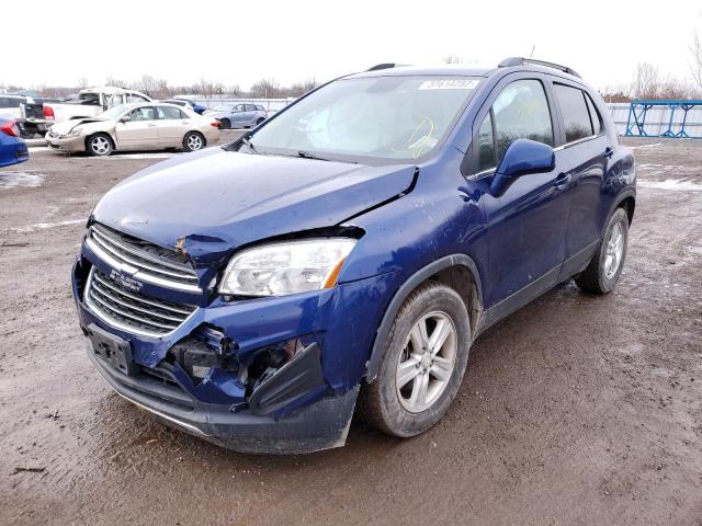 Photo 2 from auction – 2015 CHEVROLET TRAX 1LT with VIN 3GNCJLSB3FL127824