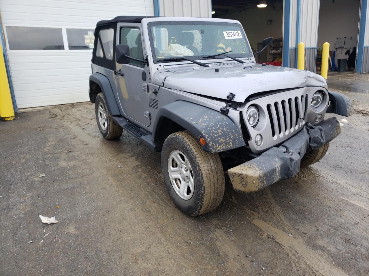 Photo 1 from auction – 2015 JEEP WRANGLER S with VIN 1C4AJWAG5FL524087