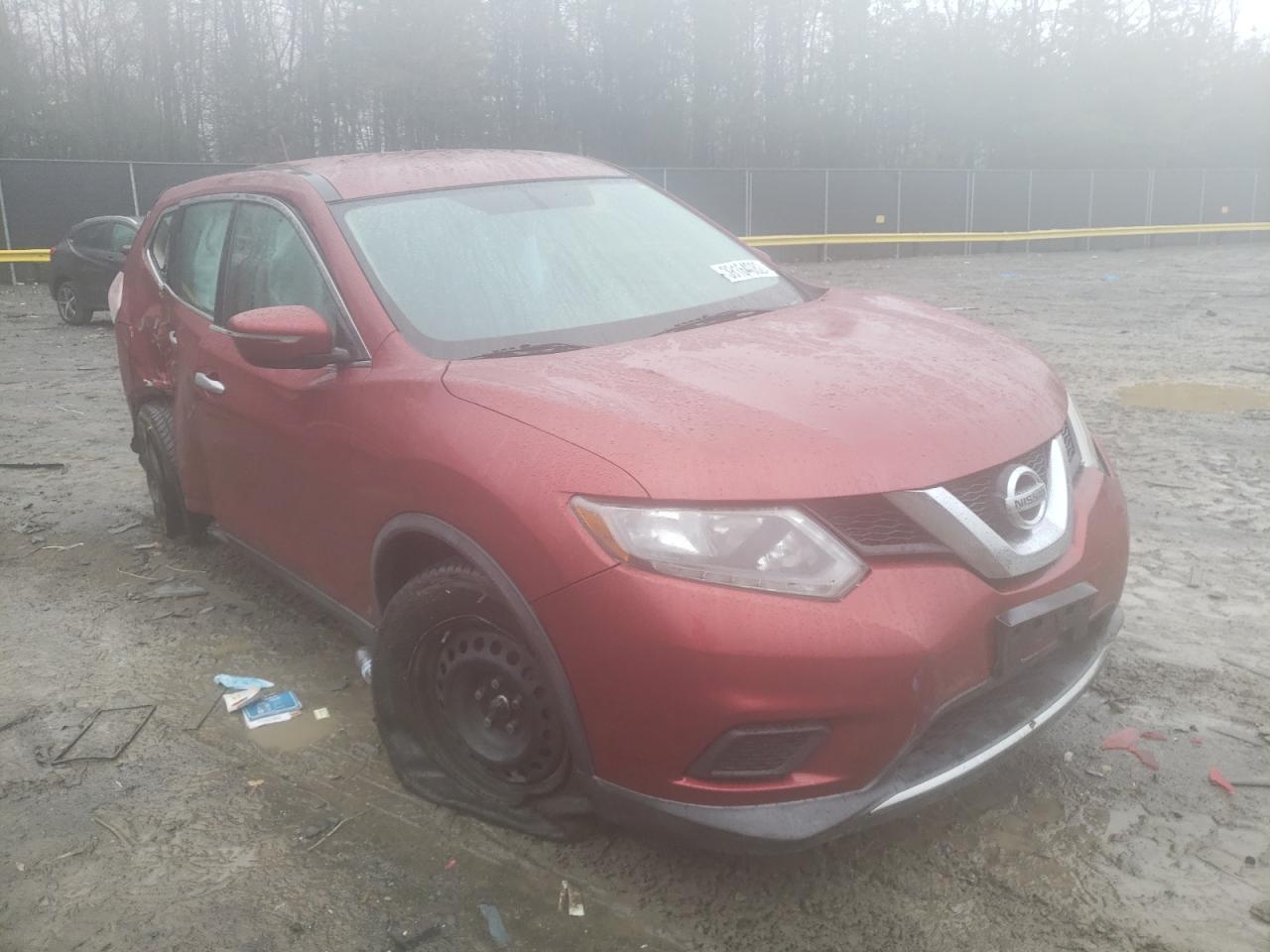 NISSAN ROGUE S 2015 with VIN KNMAT2MT9FP550759 - Photo from auction