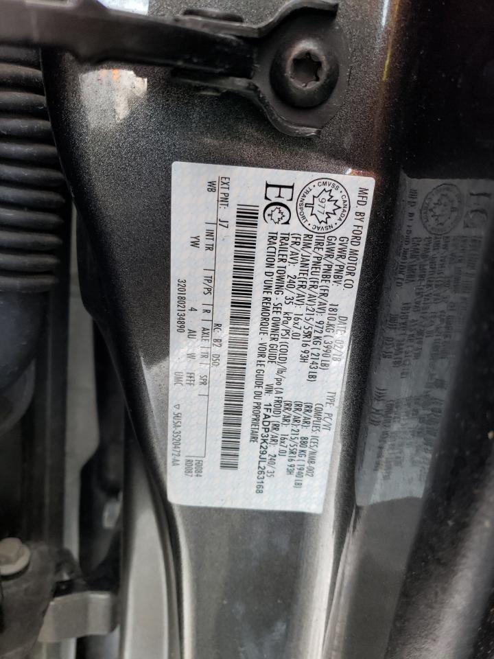 Photo 10 from auction – 2018 FORD FOCUS SE with VIN 1FADP3K29JL263168