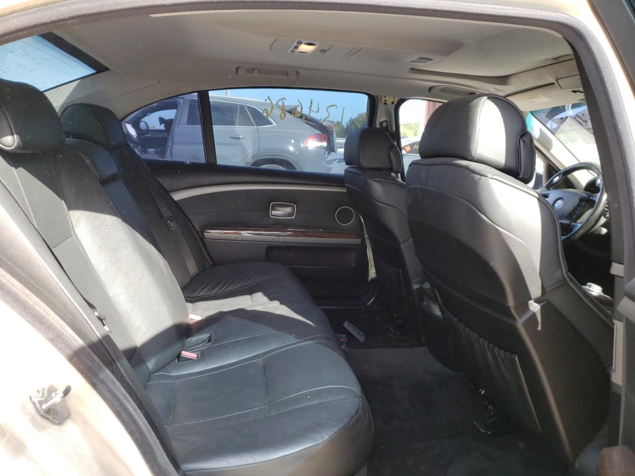 Photo 6 from auction – 2007 BMW 750 with VIN WBAHN83577DT75409