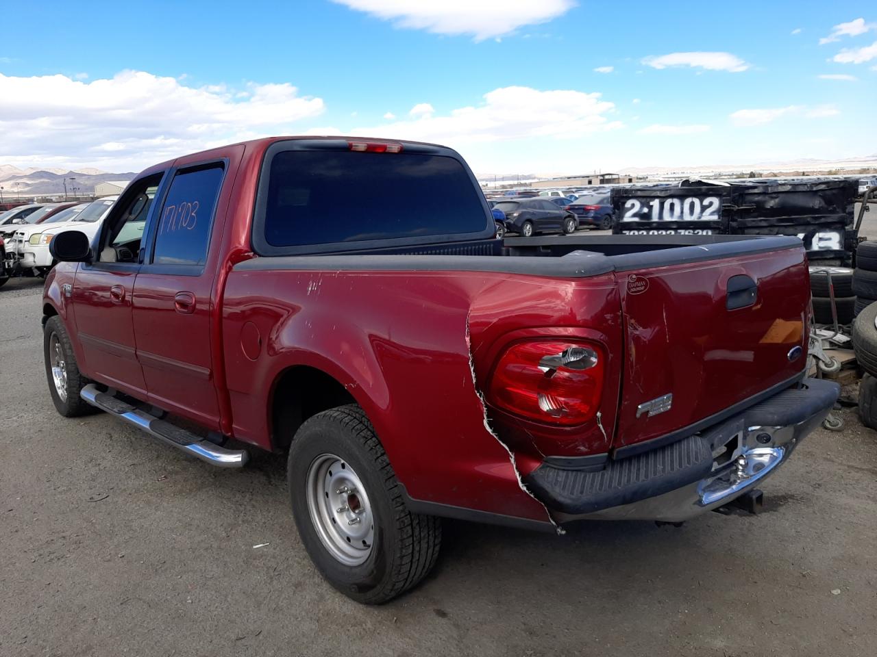 Photo 3 from auction – 2003 FORD F150 SUPER with VIN 1FTRW07683KD29991