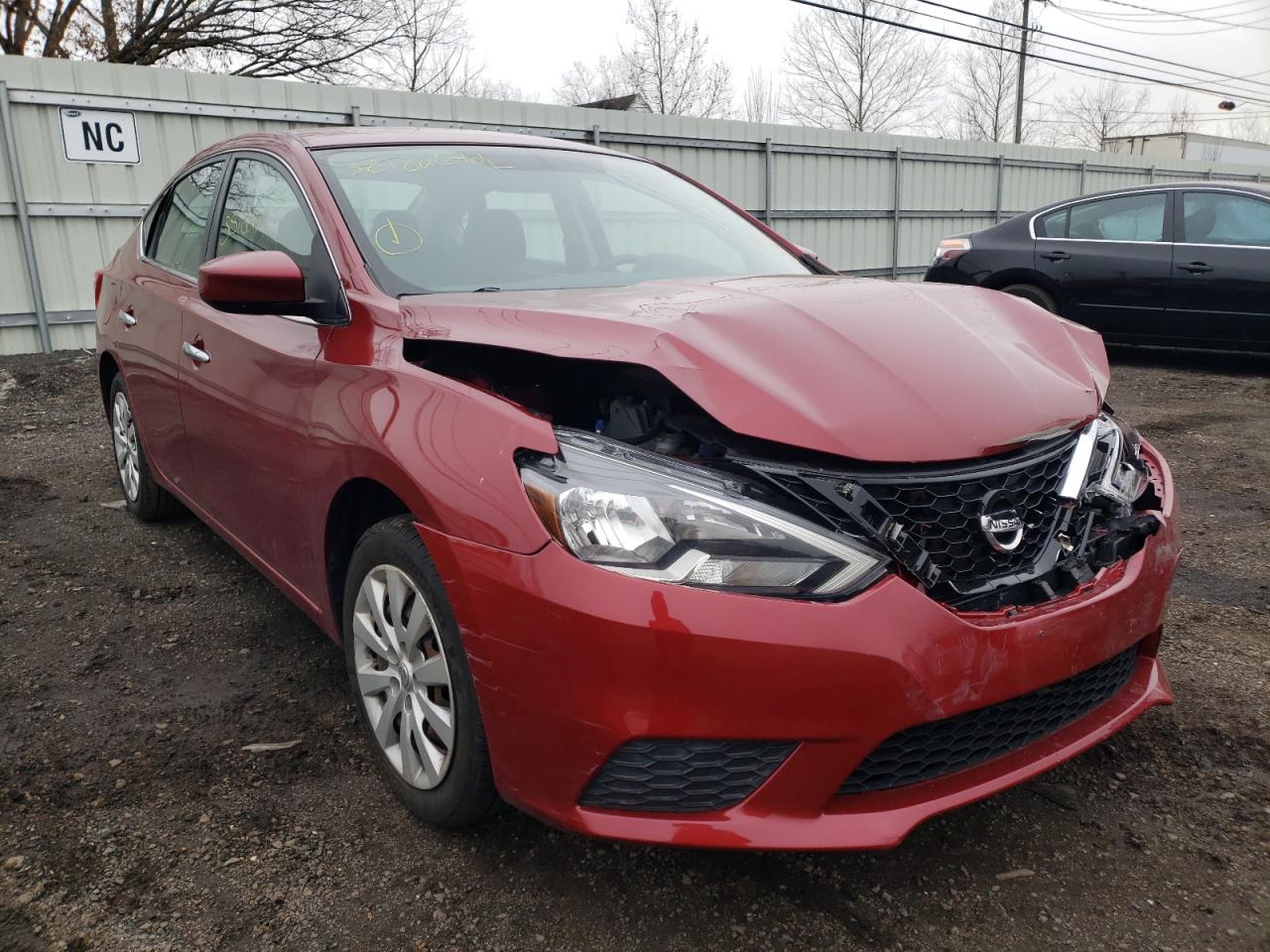 NISSAN SENTRA S 2016 with VIN 3N1AB7AP0GL658047 - Photo from auction