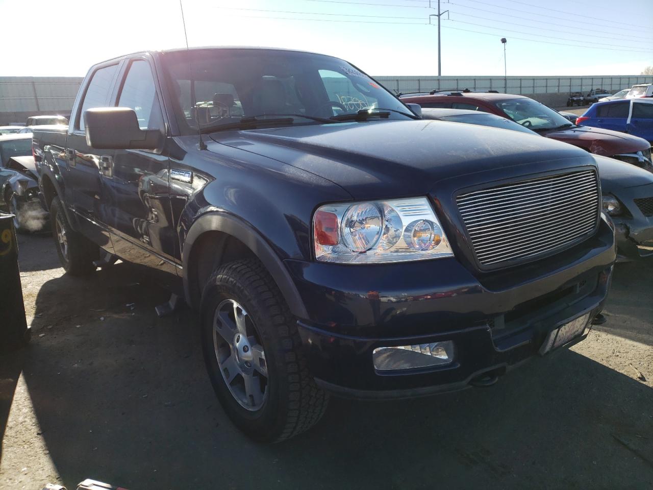 FORD F150 SUPER 2004 with VIN 1FTPW14514KC09489 - Photo from auction