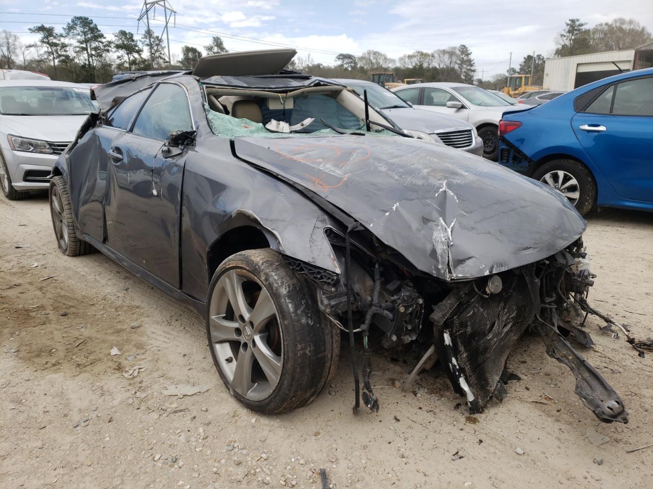 LEXUS IS 250 2012 with VIN JTHBF5C2XC5165027 - Photo from auction