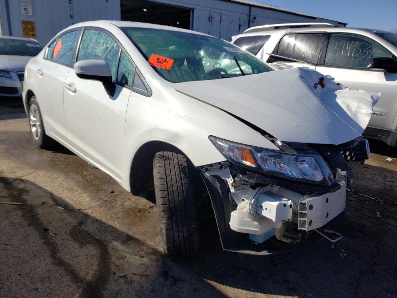 HONDA CIVIC LX 2015 with VIN 19XFB2F56FE703959 - Photo from auction