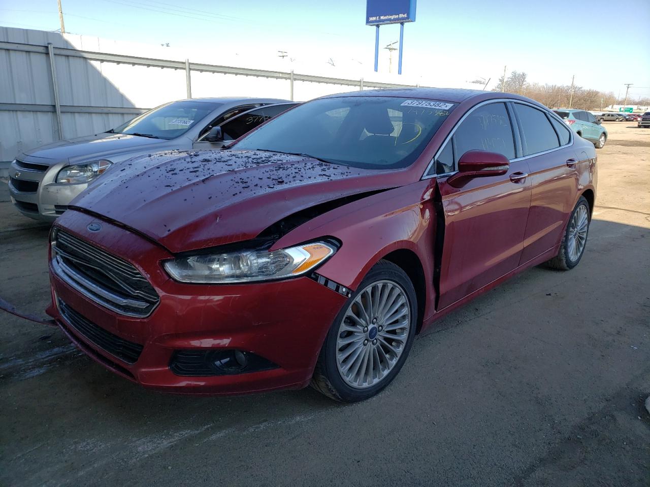 Photo 2 from auction – 2016 FORD FUSION TIT with VIN 3FA6P0K98GR346637
