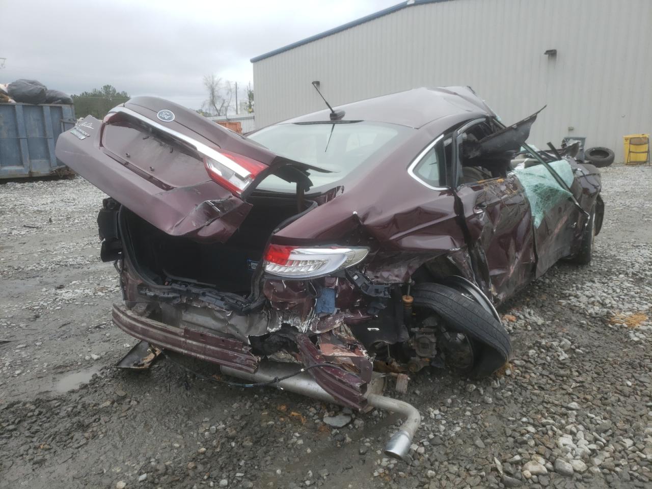Photo 4 from auction – 2017 FORD FUSION SE with VIN 3FA6P0PU1HR380563