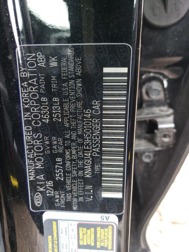 Photo 10 from auction – 2017 KIA OPTIMA HYB with VIN KNAGU4LE3H5010146