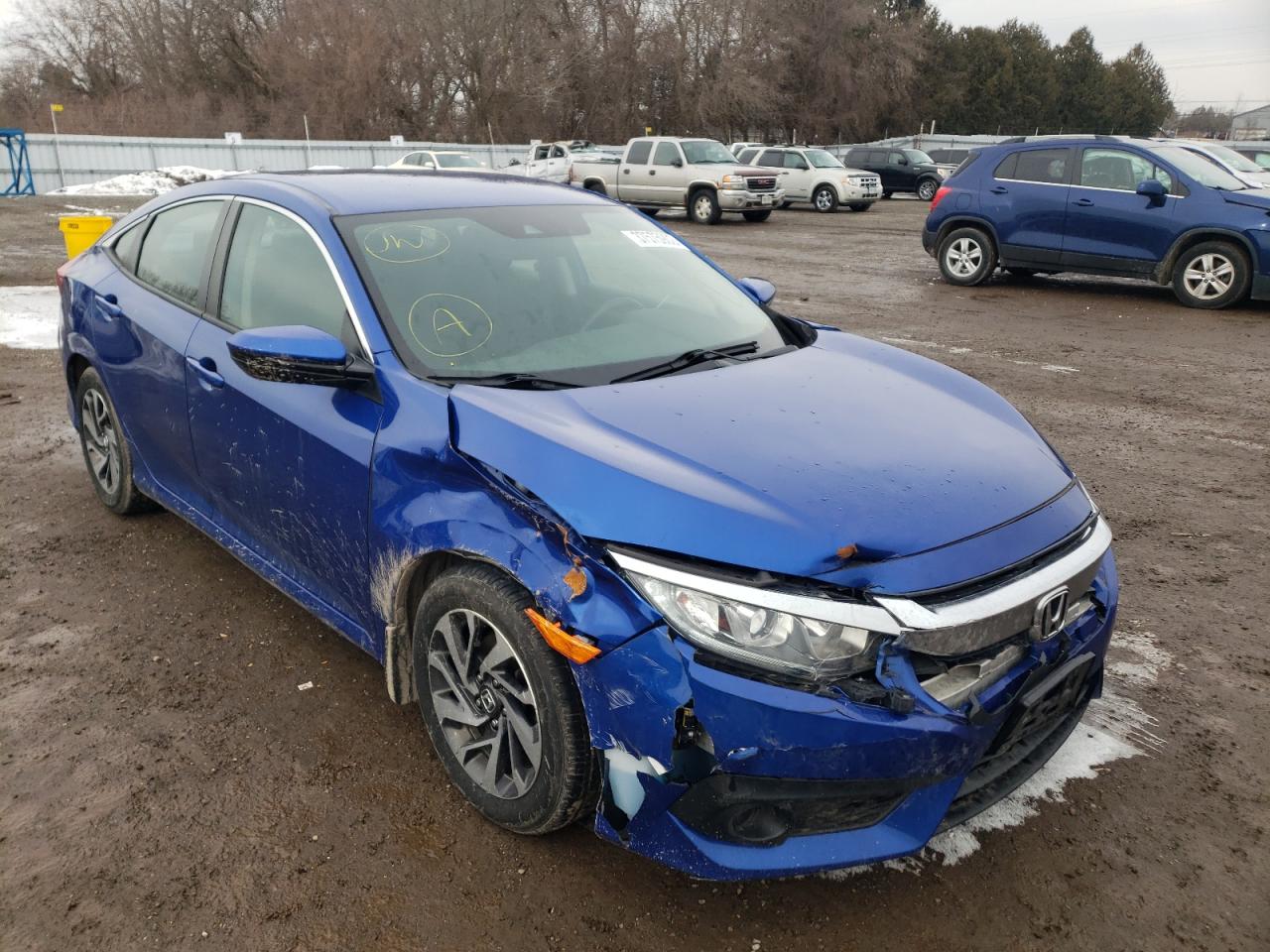 Photo 1 from auction – 2018 HONDA CIVIC LX with VIN 2HGFC2F65JH035964