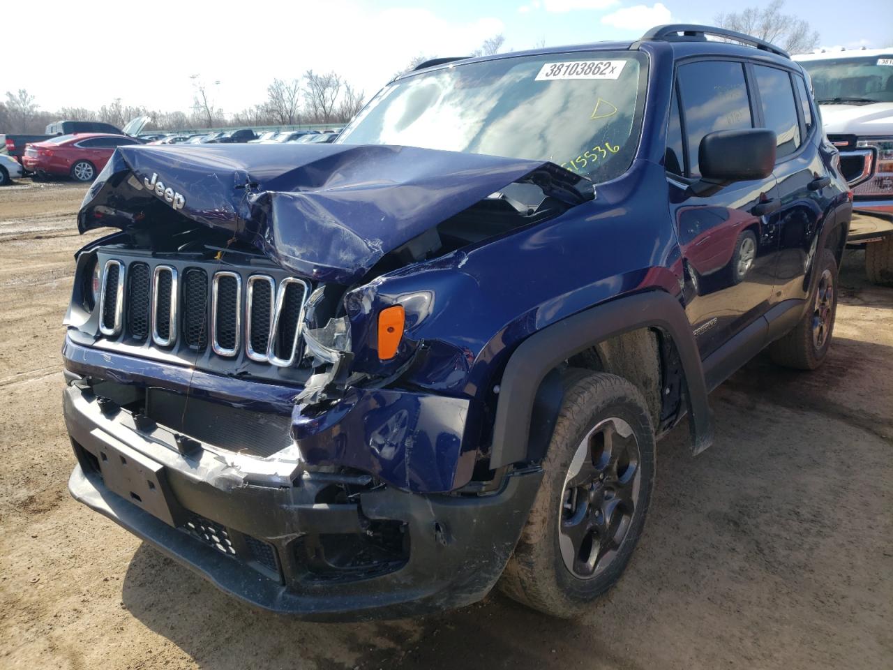 Photo 2 from auction – 2017 JEEP RENEGADE S with VIN ZACCJBAH2HPG15536