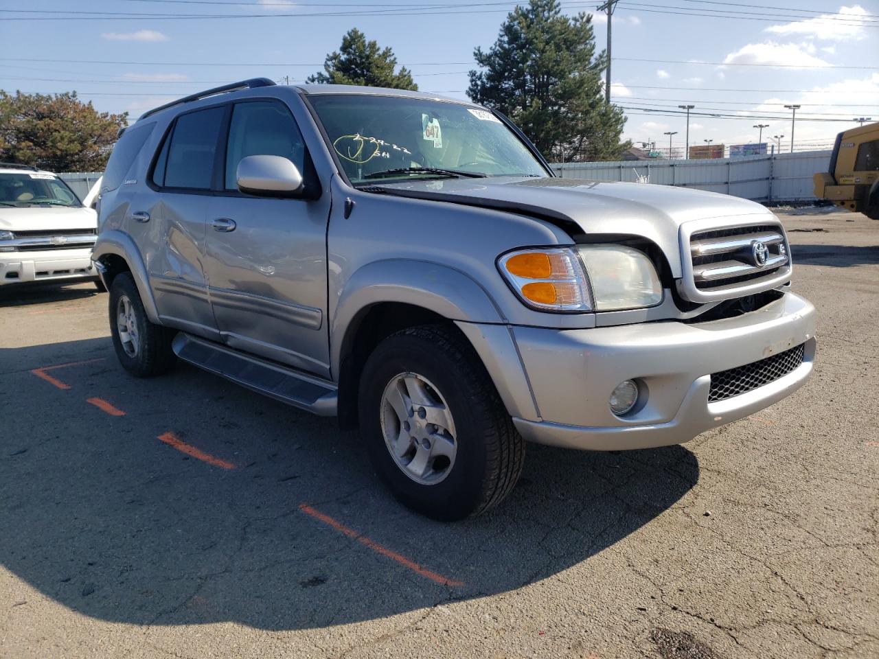 TOYOTA SEQUOIA LI 2002 with VIN 5TDBT48A72S085441 - Photo from auction
