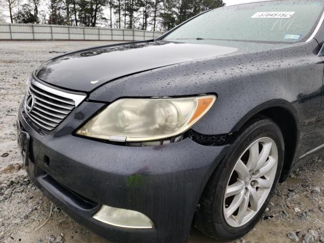Photo 9 from auction – 2007 LEXUS LS 460 with VIN JTHBL46F475045747