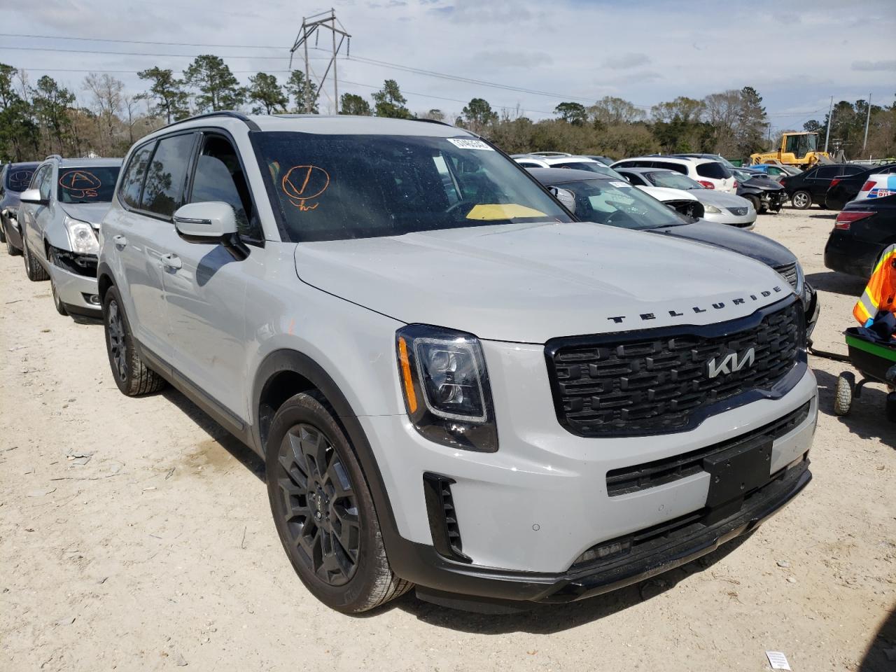 KIA TELLURIDE 2022 with VIN 5XYP5DHC2NG218822 - Photo from auction