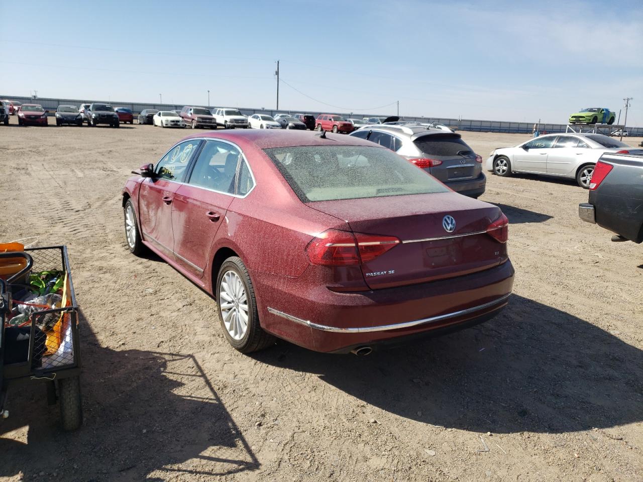Photo 3 from auction – 2016 VOLKSWAGEN PASSAT SE with VIN 1VWBT7A32GC048784