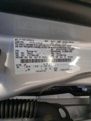 Photo 10 from auction – 2012 FORD FOCUS with VIN 1FAHP3F29CL146477