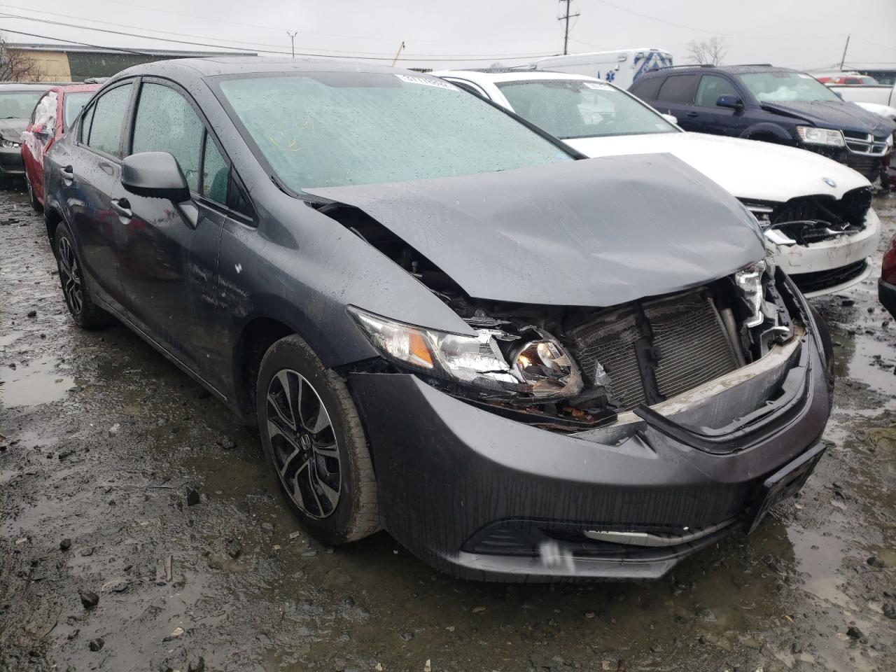 HONDA CIVIC EX 2013 with VIN 19XFB2F81DE243360 - Photo from auction