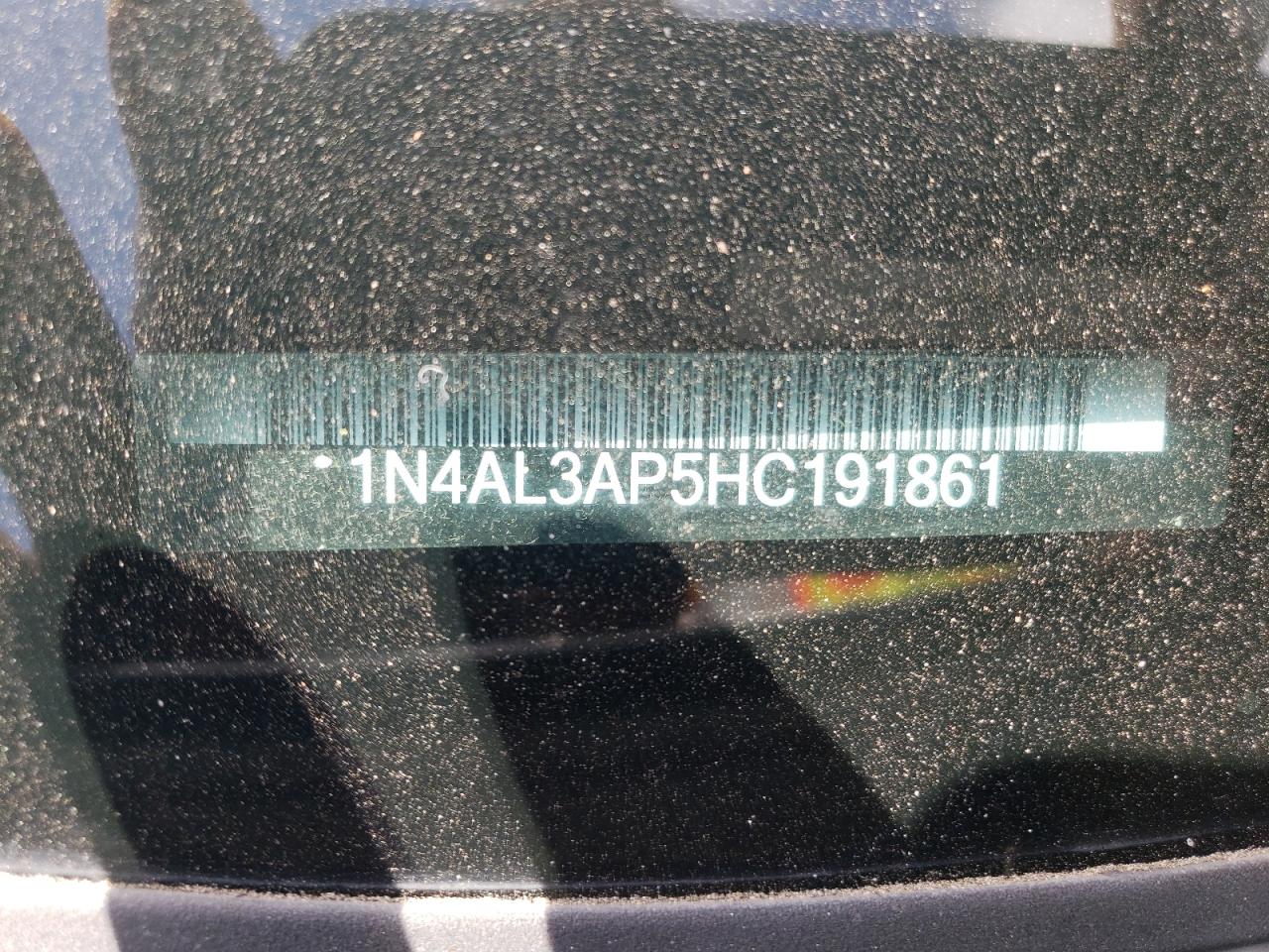 Photo 10 from auction – 2017 NISSAN ALTIMA 2.5 with VIN 1N4AL3AP5HC191861