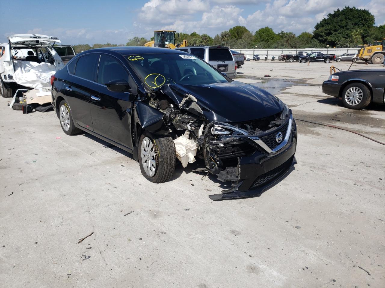 NISSAN SENTRA S 2016 with VIN 3N1AB7AP1GL638003 - Photo from auction