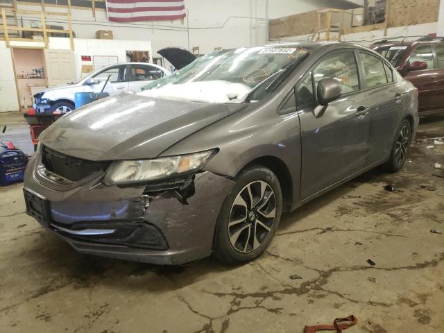 Photo 2 from auction – 2013 HONDA CIVIC EX with VIN 19XFB2F89DE038529