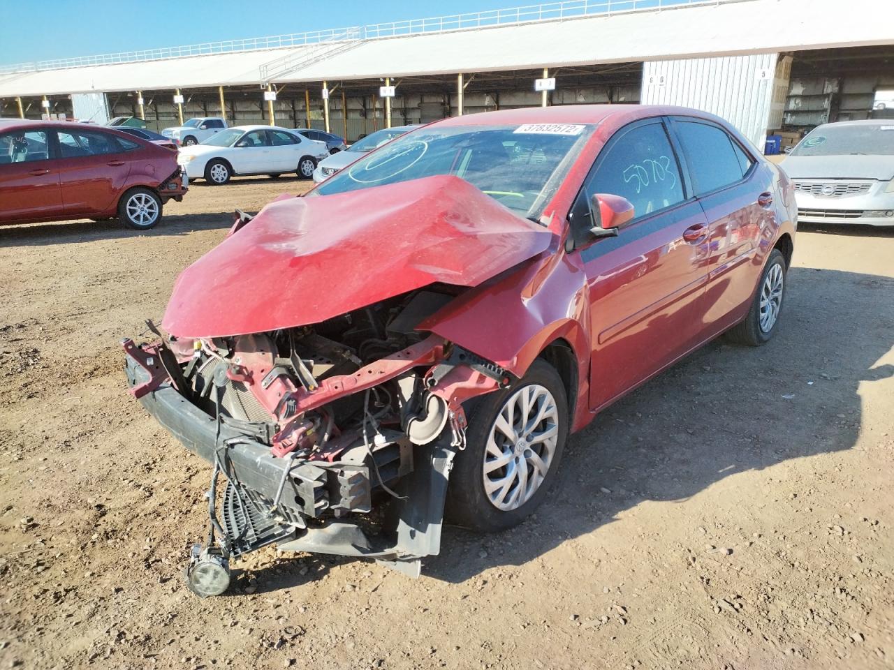 Photo 2 from auction – 2017 TOYOTA COROLLA L with VIN 2T1BURHE7HC778850