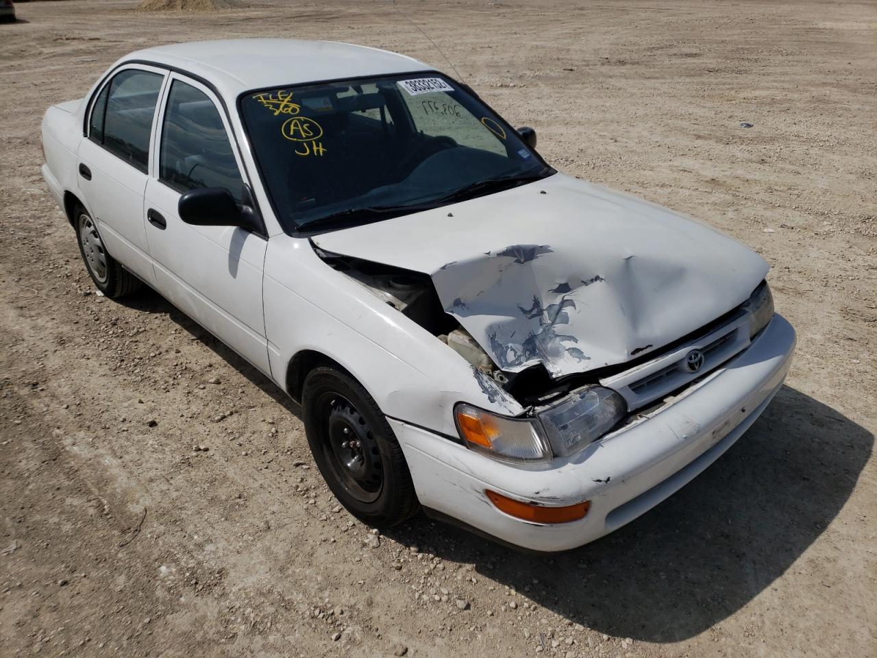 TOYOTA COROALLA 1997 with VIN 1NXBA02E0VZ595023 - Photo from auction