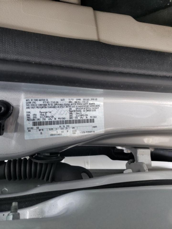 Photo 10 from auction – 2013 FORD FOCUS SE with VIN 1FADP3F27DL193507