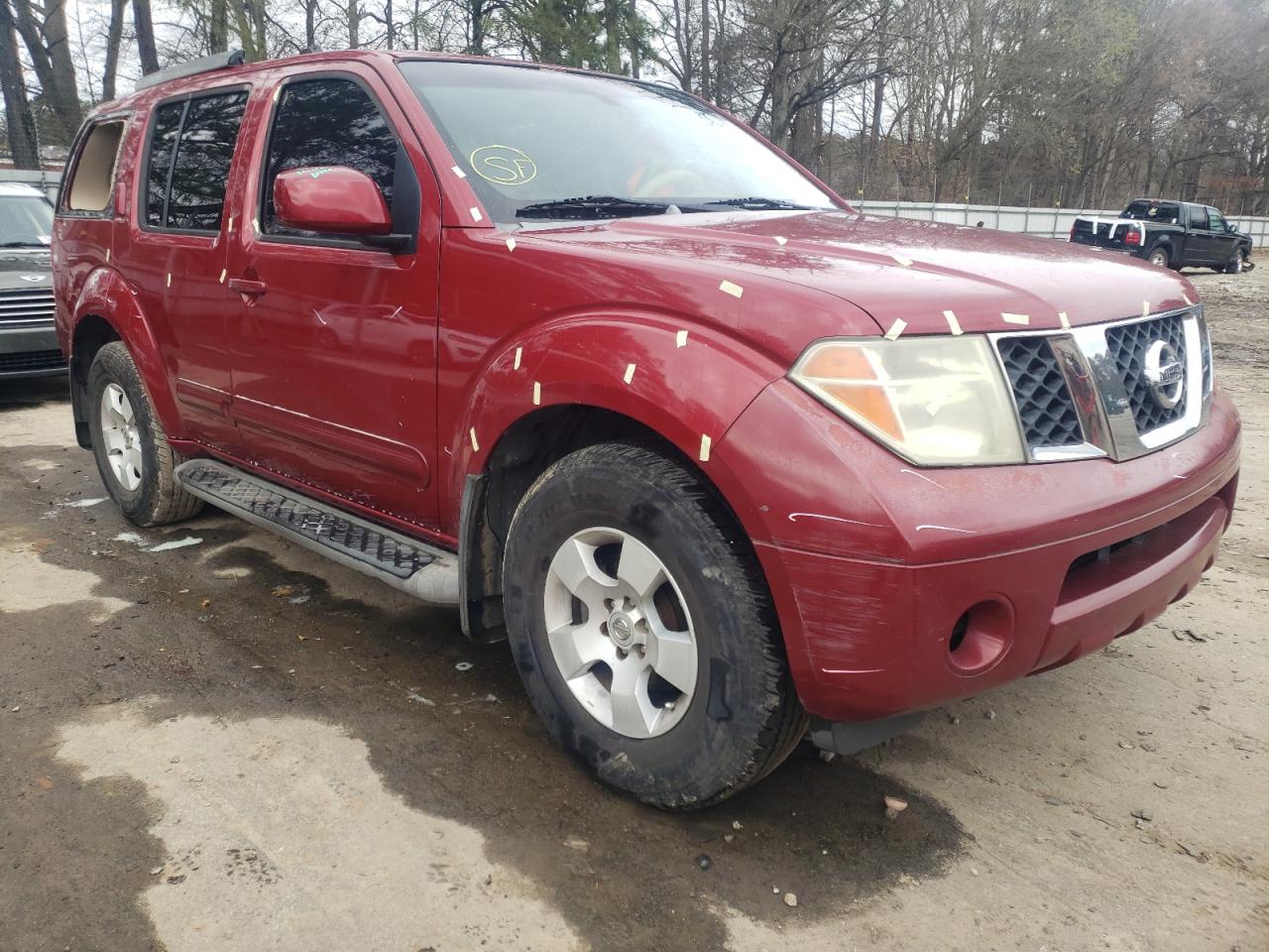 NISSAN PATHFINDER 2006 with VIN 5N1AR18UX6C610465 - Photo from auction
