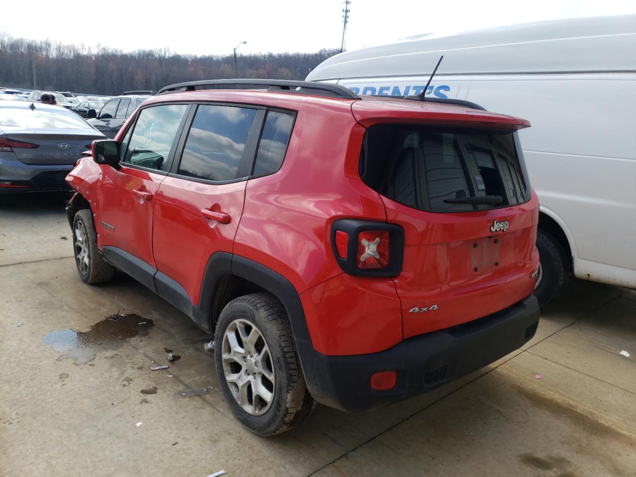 Photo 3 from auction – 2016 JEEP RENEGADE L with VIN ZACCJBBTXGPD99999