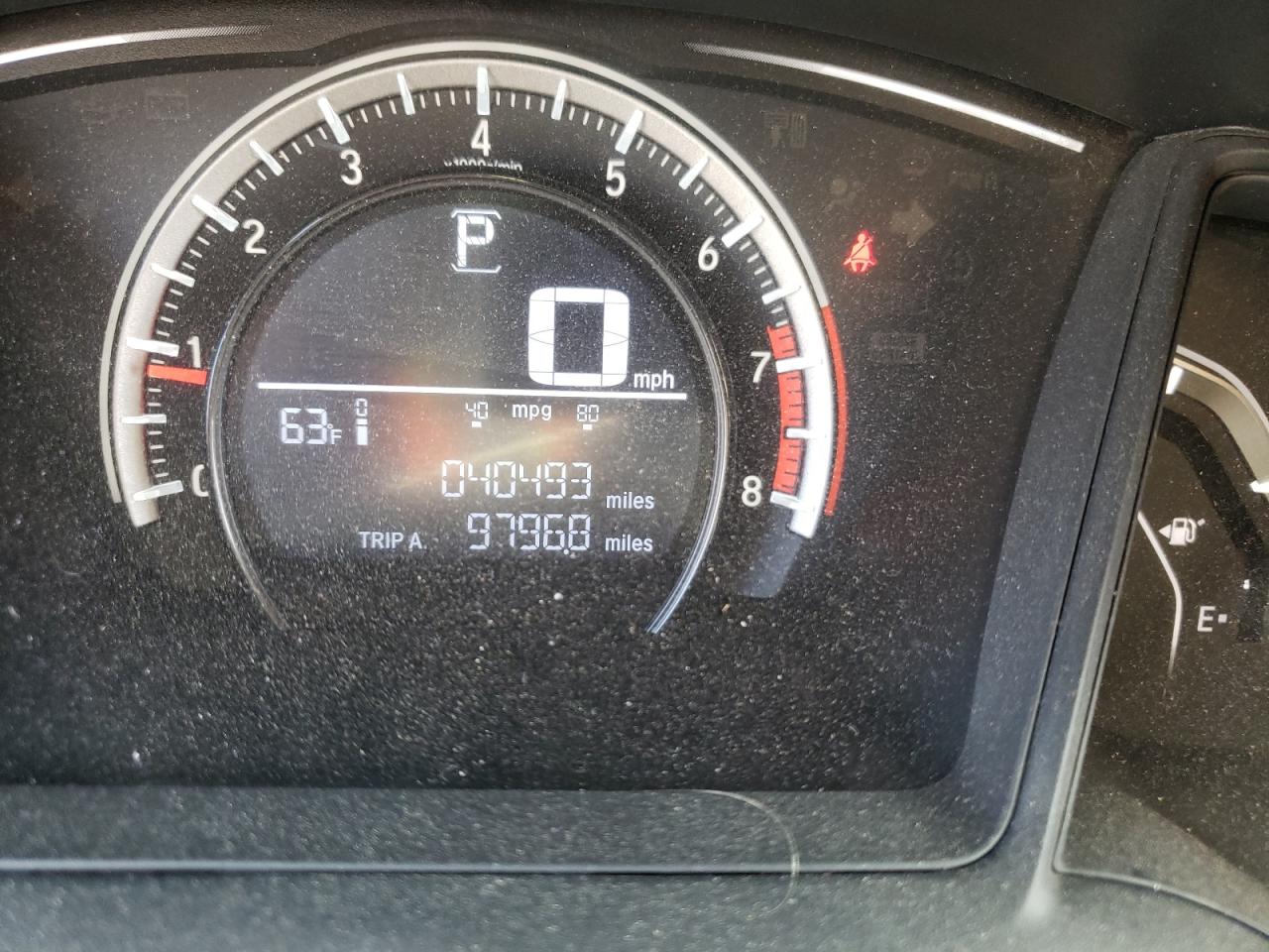 Photo 8 from auction – 2016 HONDA CIVIC LX with VIN 19XFC2F59GE080187