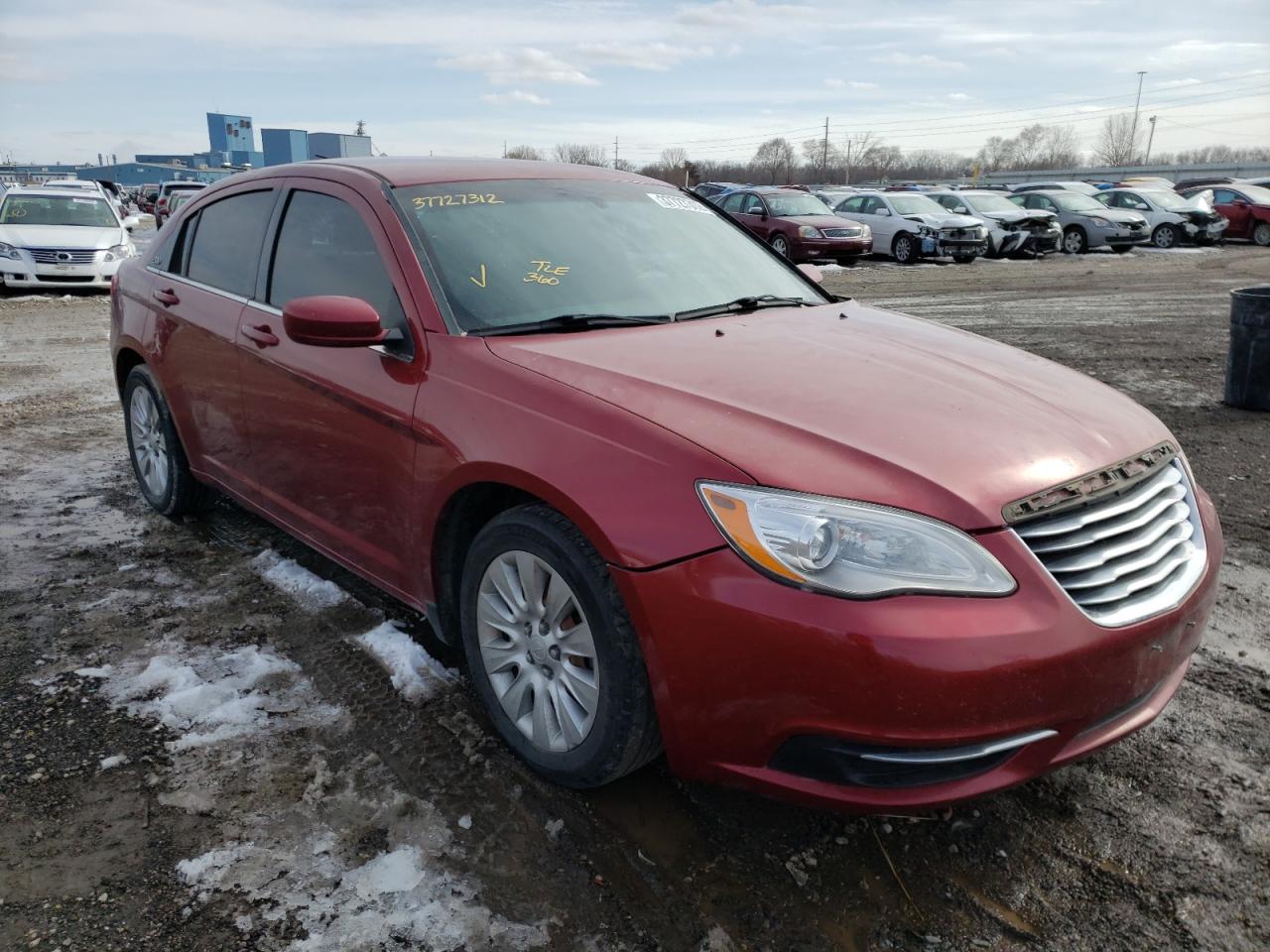 CHRYSLER 200 LX 2014 with VIN 1C3CCBABXEN231275 - Photo from auction