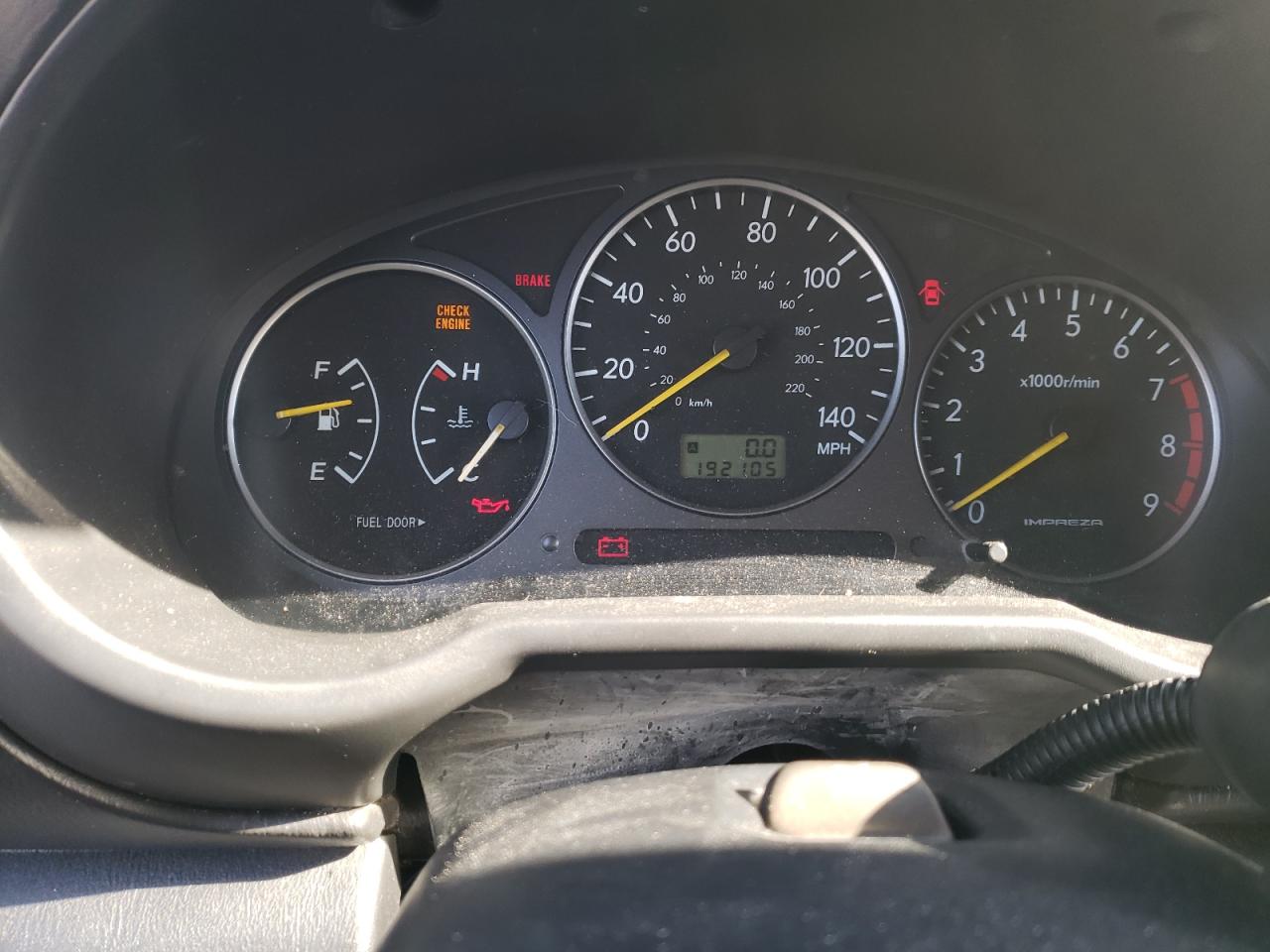 Photo 8 from auction – 2002 SUBARU IMPREZA WR with VIN JF1GD29662G520726