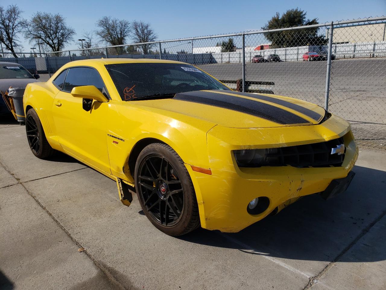 CHEVROLET CAMARO LT 2013 with VIN 2G1FC1E31D9161598 - Photo from auction