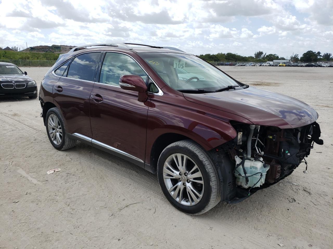 LEXUS RX 350 2013 with VIN 2T2ZK1BA6DC131549 - Photo from auction