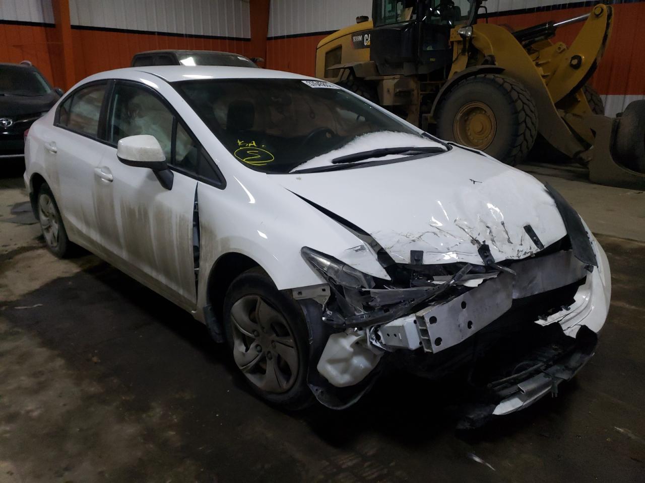 HONDA CIVIC LX 2013 with VIN 2HGFB2F4XDH109076 - Photo from auction