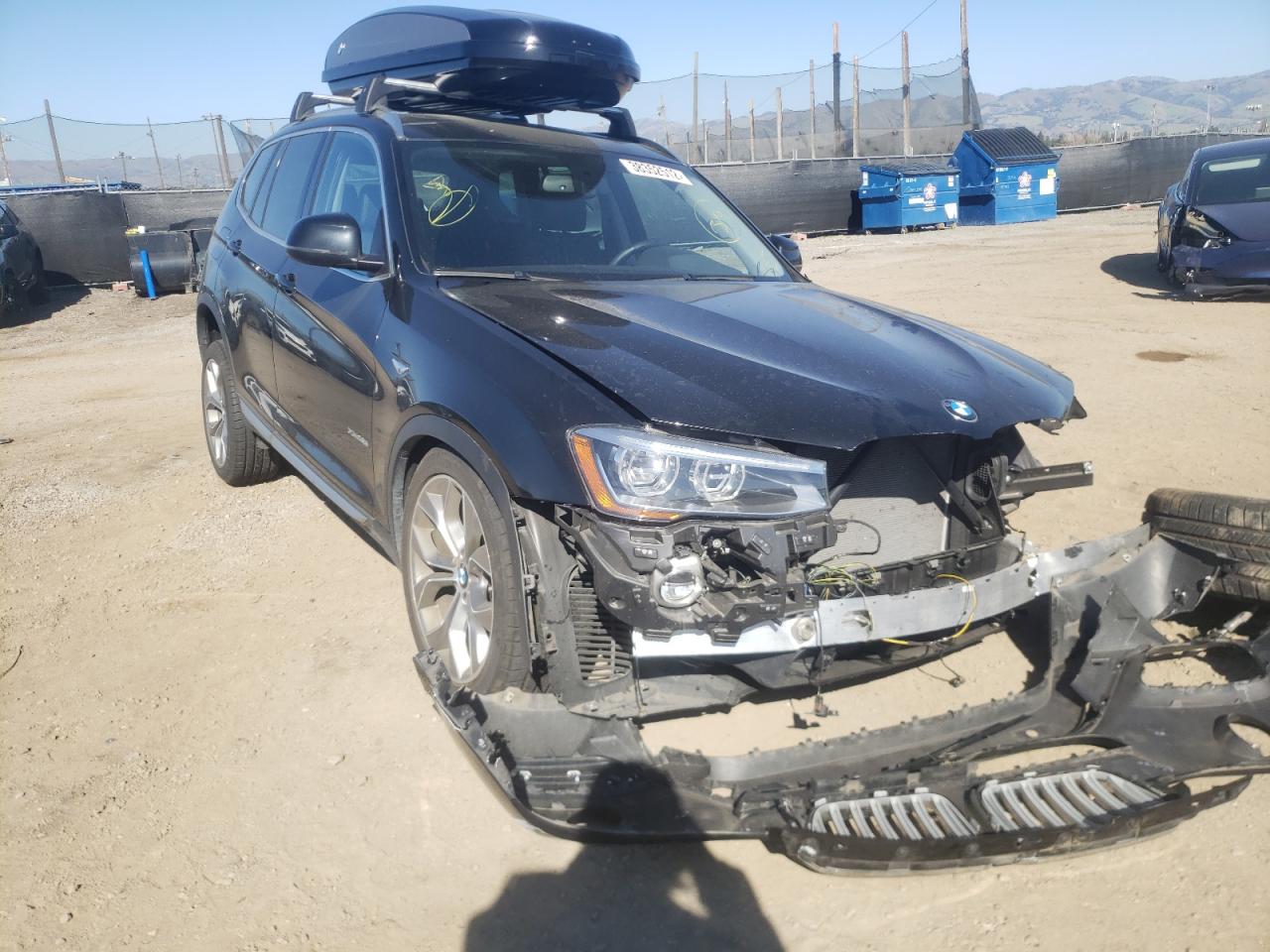 BMW X3 XDRIVE3 2017 with VIN 5UXWX7C5XH0U42364 - Photo from auction