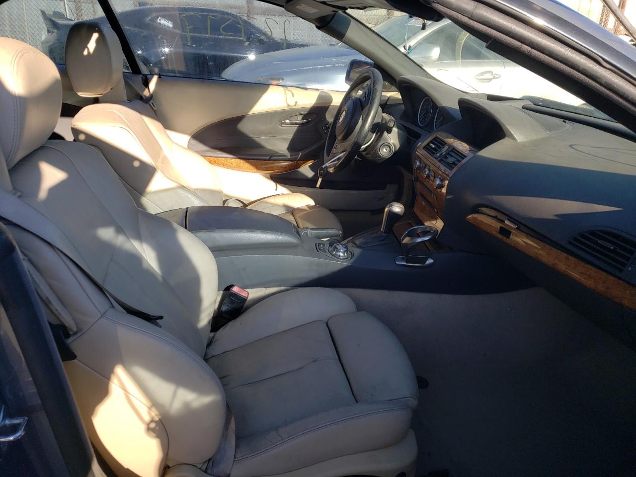 Photo 5 from auction – 2005 BMW 645 CI AUT with VIN WBAEK73415B327233